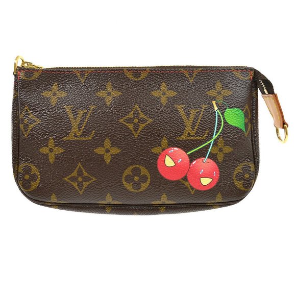 Authentic LOUIS VUITTON POCHETTE ACCESSOIRES HAND BAG - Picture 1 of 9
